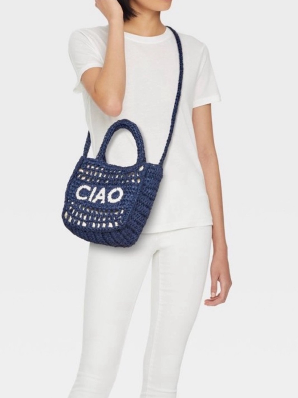 Navy Blue “Ciao” Bag - Picture 3 of 8